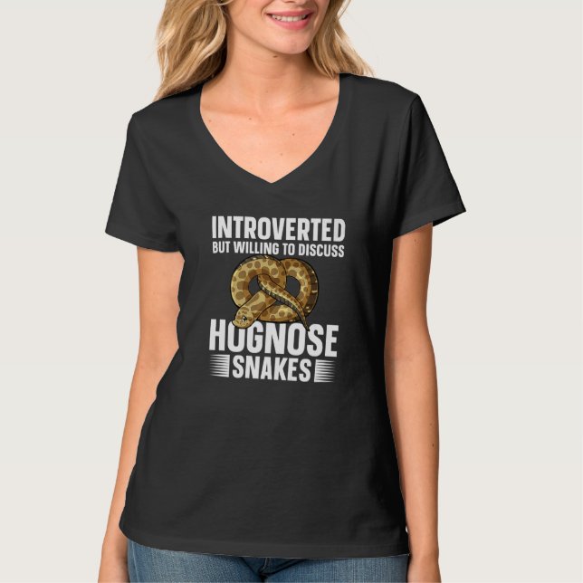 Funny Hognose Snake Western Hognose Snake Lover Pr T-Shirt (Front)