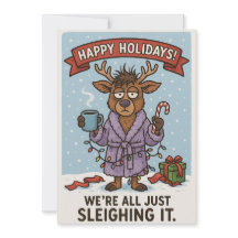 Funny Holiday Card. 