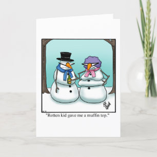 Funny Holiday Humour Greeting Card 