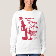 Funny Holiday Wine Lover Sweater
