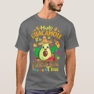 Funny Holy Guacamole It's Fiesta Time T-Shirt