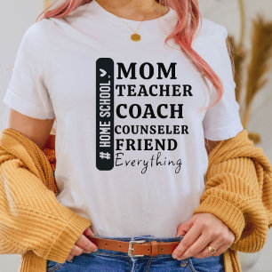 Funny Home School Mum Mother's Day gifts Tri-Blend Shirt