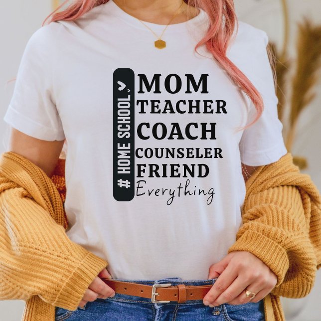 Funny Home School Mum Mother's Day gifts Tri-Blend Shirt (Creator Uploaded)