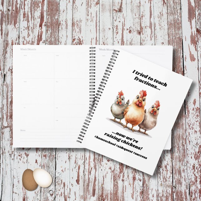 Funny Homeschool Chicken Planner (Creator Uploaded)