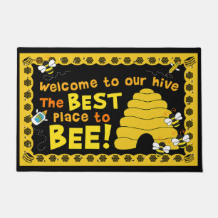 Funny Honey Doormat, Bee Doormat, Bee Outdoor Mat