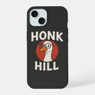 Funny Honk Hill Goose Design - Cute & Chaotic Bird iPhone 15 Case