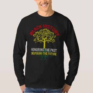 Funny Honouring The Past Inspiring The Future Blac T-Shirt