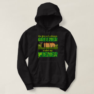 funny hoodie sweatshirt "MY WIENER"