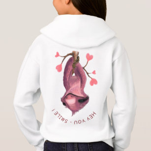 Funny Hoodie with Playful Sloth - Custom Text