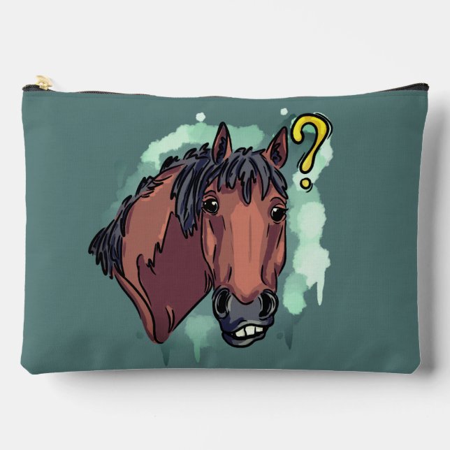 Funny horse accessory pouch (Front)