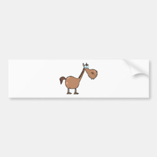 Funny Horse Bumper Sticker