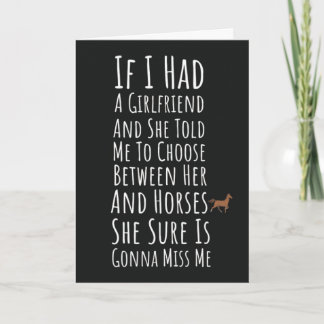 Funny Horse Cards For Men Cowboy For Him Teen Boys