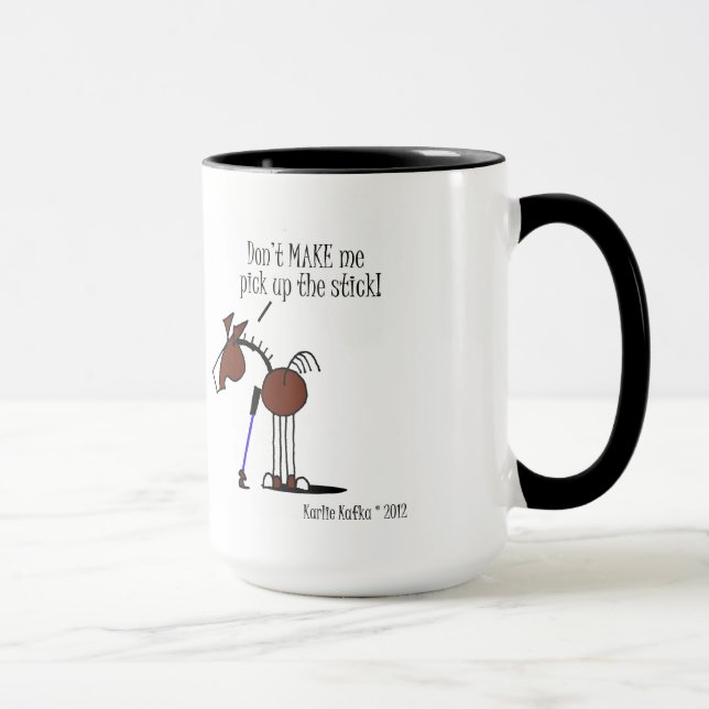 Funny Horse Cartoon Mug (Right)