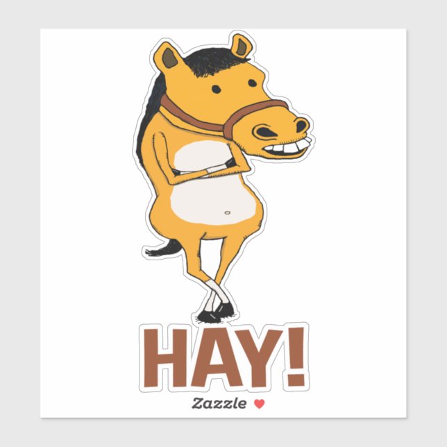 Funny Horse Dropped By to Say Hay (Sheet)