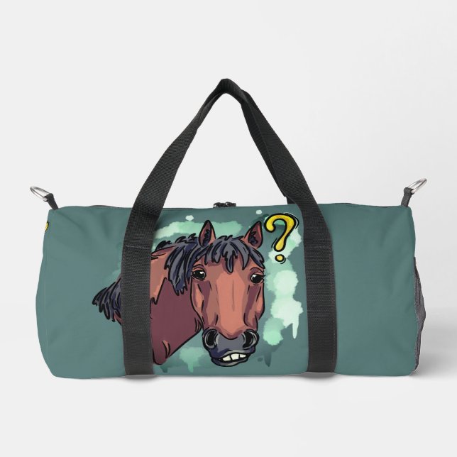 Funny horse duffle bag (Front)