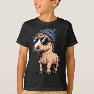 Funny Horse In Retro Style - Farm Humour Ny Funny T-Shirt