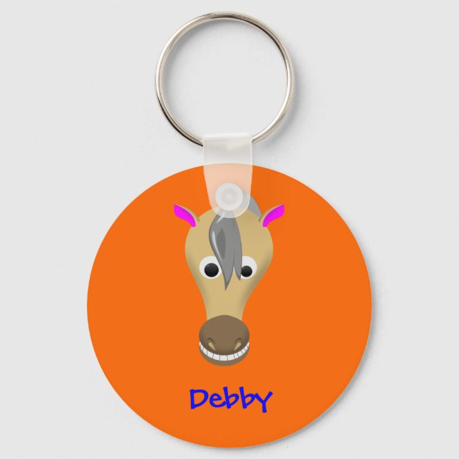 Funny horse key ring (Front)