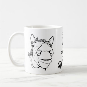 Funny Horse Lover Gift Whimsical Barn Banter Coffee Mug