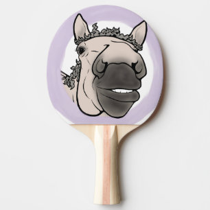 Funny Horse Lover Gift Whimsical Barn Banter Ping Pong Paddle