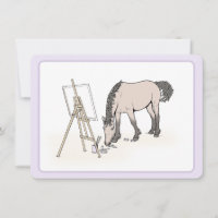 Funny Horse Lover Party Whimsical Paint Pony