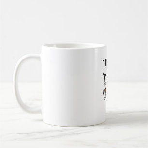 Funny Horse Lover Things I Do Vintage Shirt Design Coffee Mug