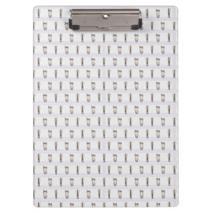 Funny Horse Lover Whimsical School Heads & Tails Clipboard