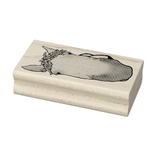 Funny Horse Lover Whimsical Supervisory Snoot Rubber Stamp