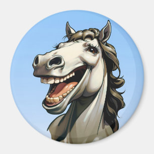 funny horse magnet