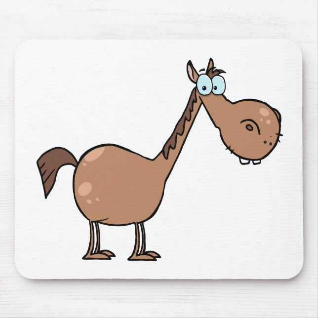 Funny Horse Mouse Pad (Front)
