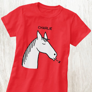 Funny Horse Personalised T-Shirt
