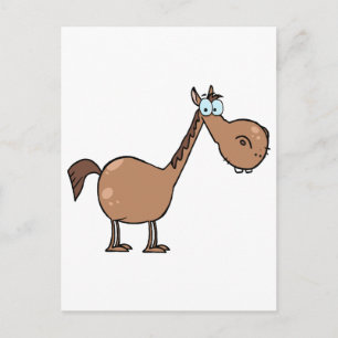 Funny Horse Postcard