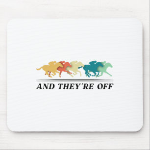 Funny Horse Racing Jockey Racer Der6 Mouse Pad