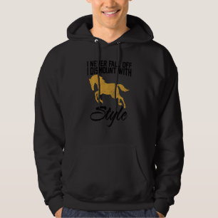 Funny Horse Riding  Men Women Cool Horseback Rider Hoodie