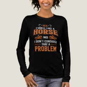 Funny horse smell word art  Tri-Blend shirt