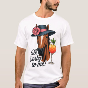Funny Horse Talk Derby To Me T-Shirt
