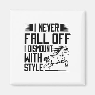 Funny Horseback Riding Gift For Equestrian Rider M Magnet