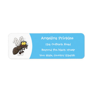 Funny horsefly insect cartoon