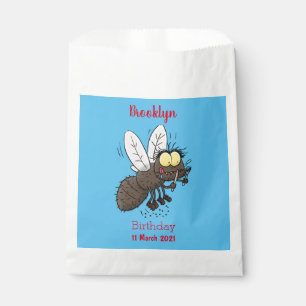 Funny horsefly insect cartoon favour bags