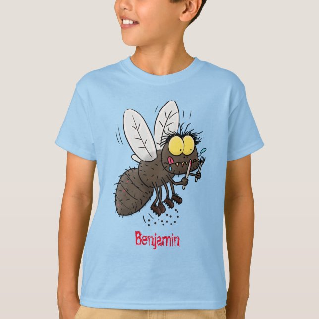 Funny horsefly insect cartoon T-Shirt (Front)