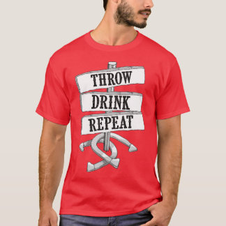Funny Horseshoe Pitching Game Gift  Cute hrowers M T-Shirt