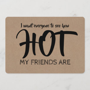 Funny Hot Bridesmaid / Maid of Honour Proposal Invitation