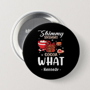 Funny Hot Chocolate & Cookie Winter 7.5 Cm Round Badge