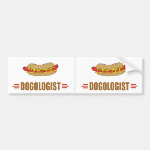 Funny Hot Dog Bumper Sticker