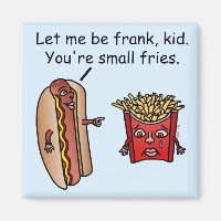 Funny Hot Dog French Fries Food Pun