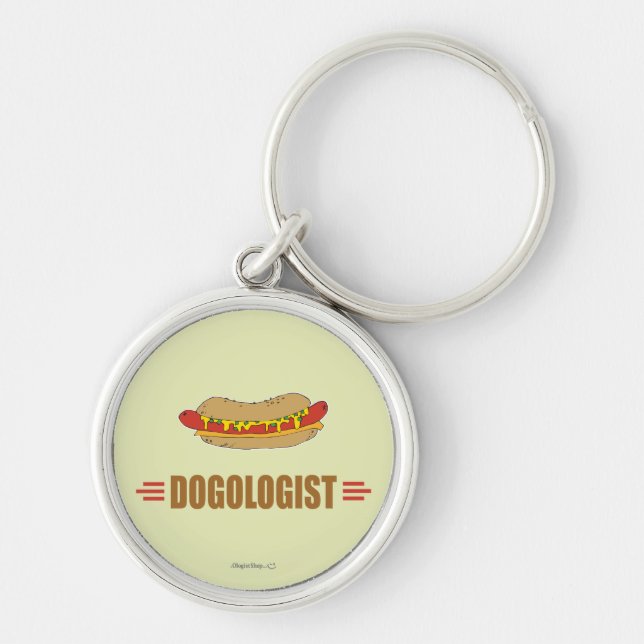 Funny Hot Dog Key Ring (Front)