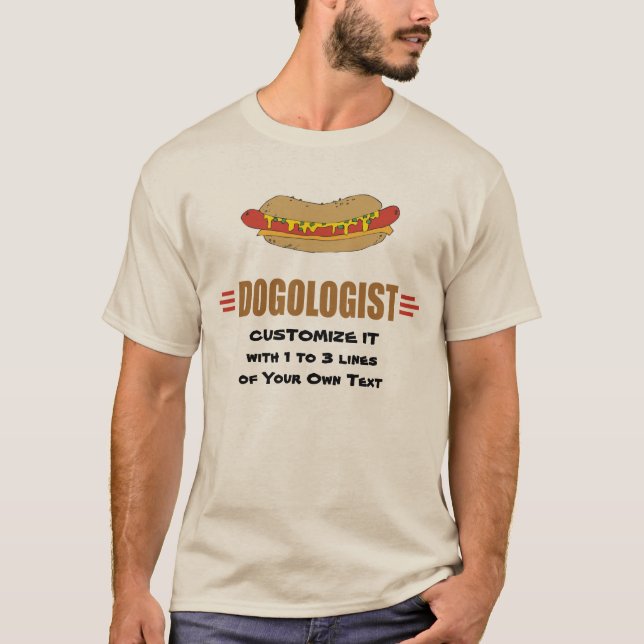 Funny Hot Dog T-Shirt (Front)