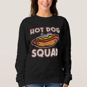 Funny Hotdog Squad Hotdog Friends Hotdog Sandwich Sweatshirt