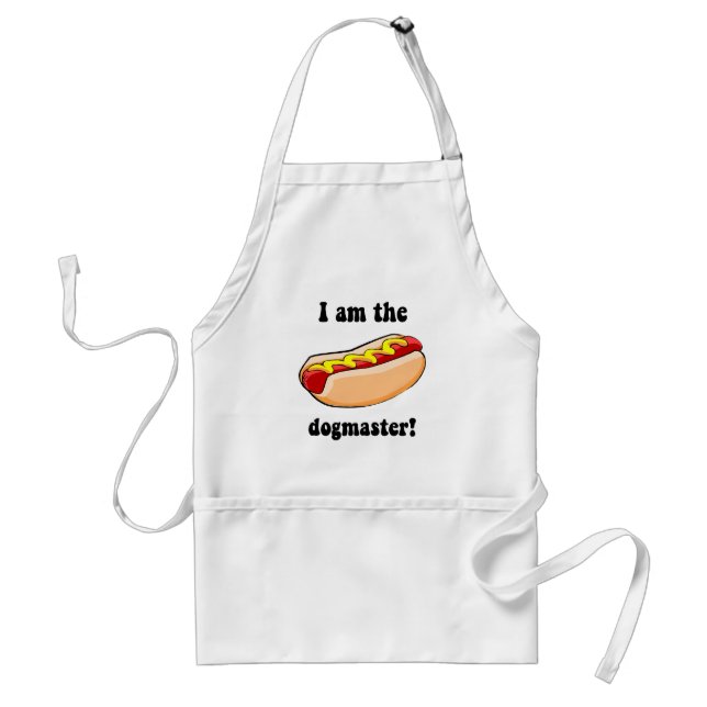 Funny hotdog standard apron (Front)
