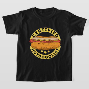 Funny hotdog word art unisex  T-Shirt