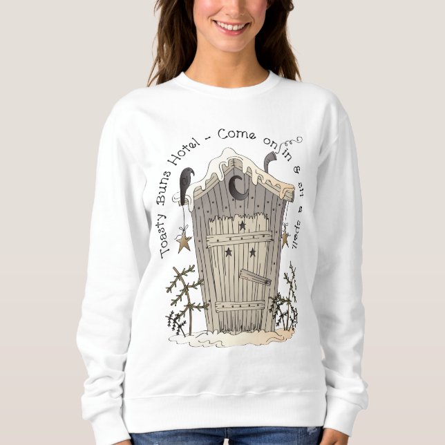 Funny Hotel Women's Basic Sweatshirt (Front)